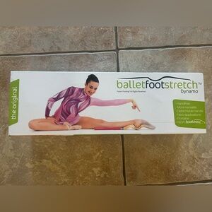 Ballet Foot Stretch with Pink Sleeve